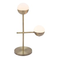 Waterloo Table Lamp White And Bronze