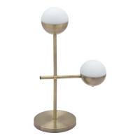 Waterloo Table Lamp White And Bronze