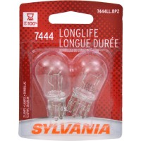 Sylvania 7444Ll Long Life Brake Light Bulbs (Pair)