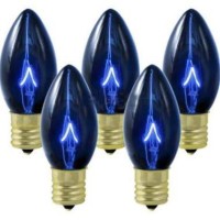 Vickerman C7 Blue Twinkle Transpled Bulb 25/Box - Xledtc72T-25