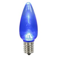 Vickerman C9 Blue Twinkle Transpled Bulb 25/Box - Xledtc92T-25