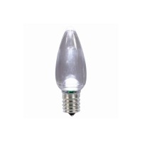 Vickerman C9 Pure Wht Transparent Led Bulb 25/Box - Xledtc9P-25