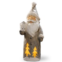 National Tree 17 Inch Santa With Battery Operated Soft White Led Lights (Pg11-22077B)