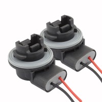 Tomall 3156 T25 Sockets Female Adapter For Turn Signal/Reverse Light Bulbs Socket (Pack Of 2)