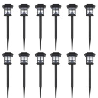 This 12piece solar light set comes complete with tubes ground spikes and rechargeable batteries It is a perfect decorative lighting for gardens patios paths yards and balcony Made of quality plastic the solar light set is durable for years of use The ligh