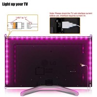 Tv Led Backlight, Maylit 8.2Ft Led Strip Lights For 40-60In Tv, Usb Powered Tv Lights Kit With Remote, Rgb Bias Lighting For Room Decor