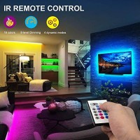 Tv Led Backlight, Maylit 8.2Ft Led Strip Lights For 40-60In Tv, Usb Powered Tv Lights Kit With Remote, Rgb Bias Lighting For Room Decor