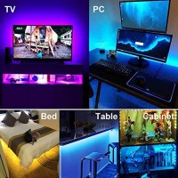 Tv Led Backlight, Maylit 8.2Ft Led Strip Lights For 40-60In Tv, Usb Powered Tv Lights Kit With Remote, Rgb Bias Lighting For Room Decor