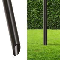 Matney Outdoor Metal Patio Torches - Use For Deck, Patio, Back Yard, Out Door Parties, Wedding - Includes Fiberglass Wick And Snuffer Cap (60 Inch, 2 Pack)