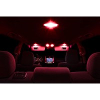 Xtremevision Interior Led For Scion Fr-S Frs 2013-2015 (10 Pieces) Red Interior Led Kit + Installation Tool