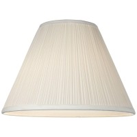 Set Of 2 White Pleated Medium Empire Lamp Shades 6.5