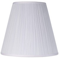 These traditional mushroom pleated lamp shades offer a wonderful style addition and upgrade to living room lamps or bedroom lighting The white fabric shades have a fine mushroom pleat providing a bit of elegance for any lamp base They have a regular spide