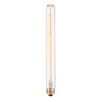 Globe Electric Oversized Vintage Edison Tube 60W Clear Glass Dimmable Incandescent Light Bulb, E26 Base, 220 Lumens,83006