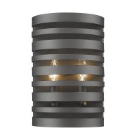 Z-Lite 441-2S-Brz 2 Light Wall Sconce, Bronze