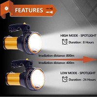 Rechargeable Flashlights,Super Bright 180000 Lumen High Powered Spotlight,Handheld Spotlight 12000Mah With Waterproof Design& Rechargeable Feature,Perfect For Home Power Failure & Outdoor Lighting