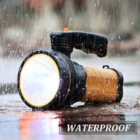 Rechargeable Flashlights,Super Bright 180000 Lumen High Powered Spotlight,Handheld Spotlight 12000Mah With Waterproof Design& Rechargeable Feature,Perfect For Home Power Failure & Outdoor Lighting