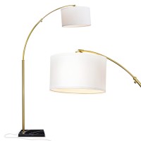 Brightech Logan Arc Floor Lamp Bright Standing Lamp For Living Rooms Offices Bedrooms Modern Living Room D Cor Tall Hangi