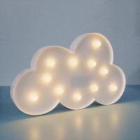 Glintee Cloud Led Night Light Table Lamp For Party Birthday Wedding Atmospherebattery Operated Decorative Marquee Signs Light N