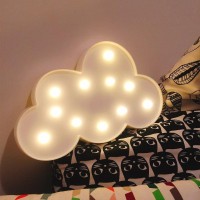 Glintee Cloud Led Night Light Table Lamp For Party Birthday Wedding Atmospherebattery Operated Decorative Marquee Signs Light N