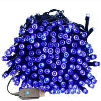 Fullbell Christmas Lights, Indoor String Lights With 8 Modes, Usb Power 72Ft 200Led Wire Lights, Waterproof Rope Lights, Fairy Twinkle Decorative Lights For Patio/Garden/Home Multicolor