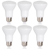 Maxxima Led Br20 Bulbs - 50 Watt Equivalent Dimmable 7 Watt Warm White 3000K R20 Led Lightbulb, 600 Lumens, Featuring An E26 Base, Ideal For Track Or Recessed Lighting - 6 Pack