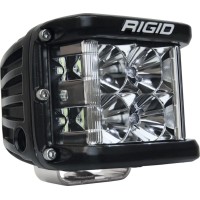 One of Rigids most versatile compact lighting solutions just got better with the rigid dstainless Pro duallyside shooter professional race output LED pod Perfect for any application that requires a wide spread beam including apillars Fog lights and motorc