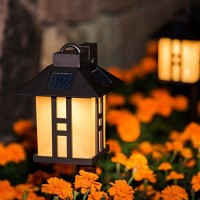 Gigalumi Japanese Decor Lights, Solar Pathway Lights, Solar Lights For Outside/Lawn/Patio/Yard/Pathway/Walkway/Driveway Decoration 2 Pack