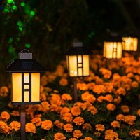 Gigalumi Japanese Decor Lights, Solar Pathway Lights, Solar Lights For Outside/Lawn/Patio/Yard/Pathway/Walkway/Driveway Decoration 2 Pack