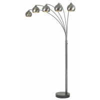 60W X 5 Light Metal Arc Floor Lamp