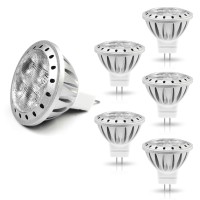 Alide Mr11 Gu4 Led Bulbs,Replace 20W 35W Halogen Equivalent,2700K Soft Warm White,12V Mr11 Led 3W Low Voltage Bulb Spotlight For Outdoor Landscape Track Lighting,Not Dimmable,250Lm,30 Deg,6 Pack