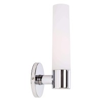 George Kovacs P5041-077 Saber One Light Wall Sconce, Chrome