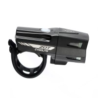 Cygolite Zot- 450 Lumen Bike Light- 5 Night & 2 Daytime Modes- Sleek Durable Design- Ip67 Waterproof- Sturdy Flexible Mount- Usb Rechargeable Headlight- For Road & Commuter Bicycles,Black,Compact