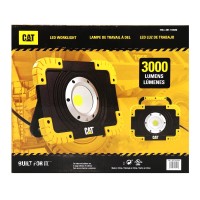 Cat Corded Electric 3000 Lumens Led Job Site Work Light Powered By A/C Cord Only (Not Rechargeable)