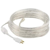 Tupkee Rope Light Warm Clear - 24 Feet (7.3 M), For Indoor And Outdoor Use - 10Mm Diameter - 288 Clear Incandescent Long Life Bulbs Decorative Rope Tube Lights