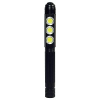 Police Security 3Aaa Trifecta Flashlight Penlight Small And Portable 200 Lumens Water Resistant Magnetic Base