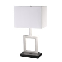 Globe Electric 11388 Table Lamp 21 In Dalessio Nickel