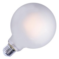 Bulbrite Led G40 Dimmable Medium Screw Base (E26) Light Bulb, 75 Watt Equivalent, 2700K, Frost