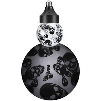 Gemmy Skull Shadow Lights Multi-Function White Led Multi-Design Halloween Indoor/Outdoor Spotlight Projector