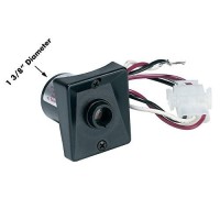 Solus Spc-320 120V Automatic Dusk To Dawn Photocell Photo Control Light Sensor Switch For Hardwire Outdoor Lamp Posts With Ezee Change Plug, Works With Most Fixtures And Bulbs, Ul Listed, Black