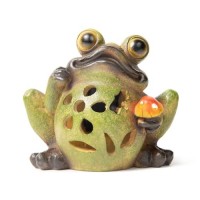 Dawhud Direct Frog Solar Light For Home And Outdoor Decor Frog Solar Powered Flickering Led Garden Light Backyard Frog Decoration Solar Powered Flickering Led Garden Light Backyard