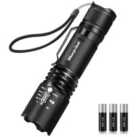 Morpilot Blacklight Flashlights, 2 In 1 Led Uv Blacklight With 500Lm Highlight, 4 Modes, 395Nm Black Light Flashlight For Pet Urinescorpion Detectionnight Fishingtravelcamping