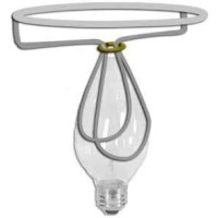 Upgradelights Square Bell 6 Inch Clip On Chandelier Lampshade 3X6X6 (Beige Linen)