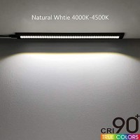 Ultra Thin Dimmable Led Under Cabinet Lighting 32Cm/13In Nature White 450Lm Cri90 With All Accessories Under Counter Lights Kit, Closet Light Bar