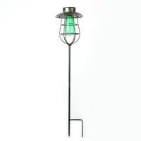 Luxenhme Winsome House Solar Light Lantern Garden Stake