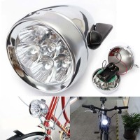 Vintage Retro Bicycle Bike Front Light Lamp 7 Led Fixie Headlight With Bracket