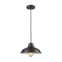 Classic Loft 1-Light Pendant In Oil Rubbed Bronze