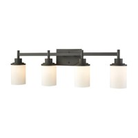 Belmar 4-Light For The Bath In Oil Rubbed Bronze With Opal White Glass