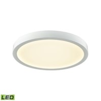 Titan 1-Light 10-Inch Led Flush Mount In White With A White Acrylic Diffuser