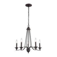 Farmington 5-Light Chandelier In In Oil Rubbed Bronze