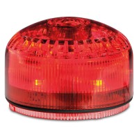 Federal Signal Slm500R Streamline Modular Low Profile Combination Led/Sounder, Red, Required Base Sold Separately, Polycarbonate